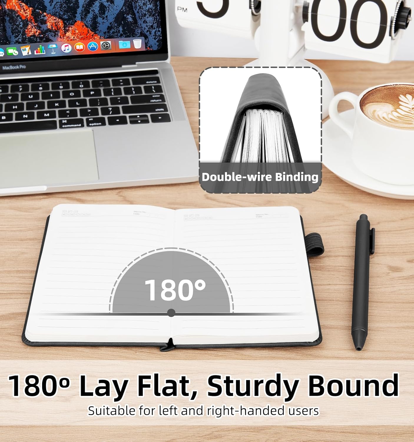 3 Pack Pocket Journaling Notebooks, A6 Small Notebook For Note Taking Journaling Notebooks Journals For Writing Mini Note Pads With Pen Holder 120 Pages 100 GSM Thick Paper