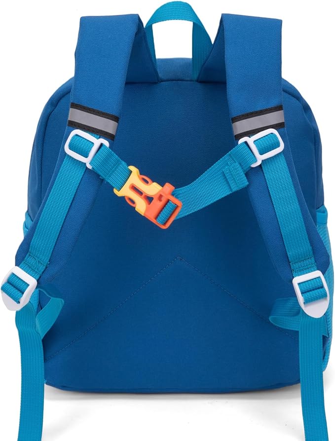 HawLander Little Kids Backpack for Boys Toddler School Bag Fits 3 to 6 years old, 12 inch, Blue