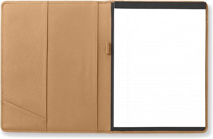 Leatherology Camel Standard Padfolio with Pen Loop