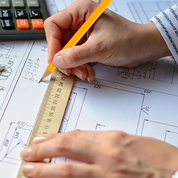 Pencils Pre-Sharpened #2 Pencil with Erasers, Yellow,7.5in 1200 Pack