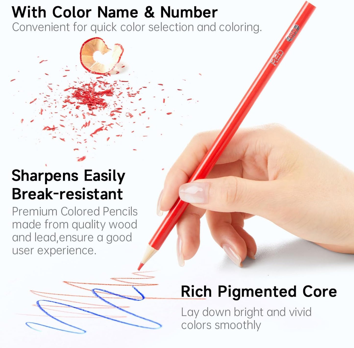 Shuttle Art 144 PCS Colored Pencils Bulk, 12 Assorted Colors, Pack of 12, Break-Resistant, Pre-sharpened Colored Pencils for Kids, Bulk Pack School Supplies for Teachers & Students