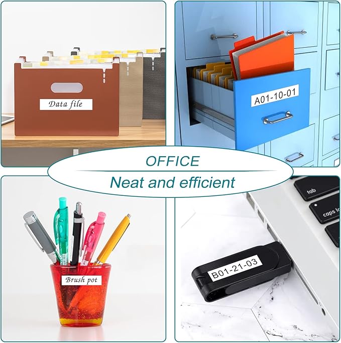 BOYEEZON 10Pack P Touch Tape 12mm 0.47 White Replacement for Brother TZ Tape TZe-231 Laminated White Label Maker Refills Compatible with Brother P Touch PTH110 PT-D200 PTD600 PTD220 Label Maker