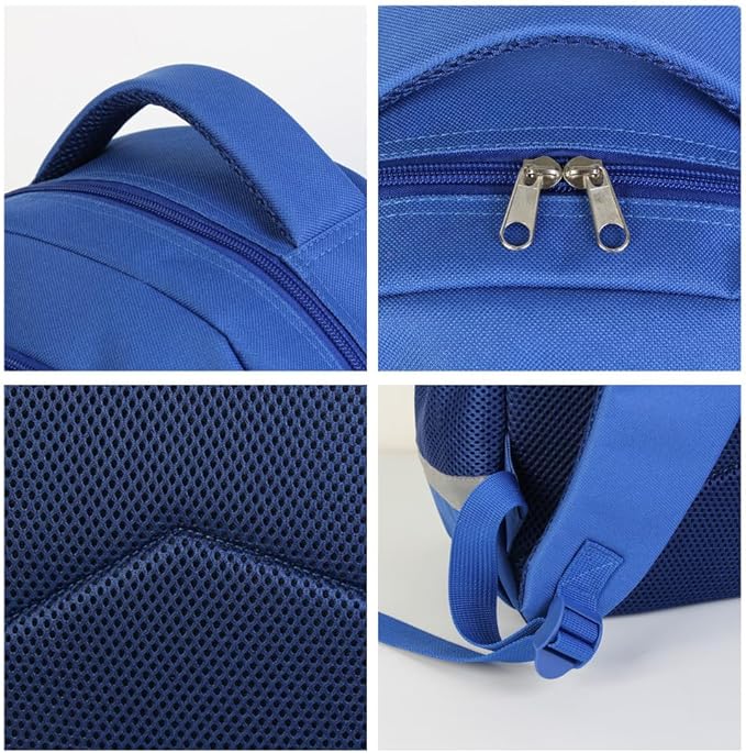 Kids Backpack, 3D Reflective Cartoon, 600D Polyester & Dual Zippers, 17" Bookbag with Ergonomic Design for boys & girls age 6-18, Crocodile Space Style for school Children Kids