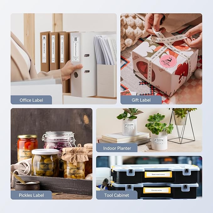 NIIMBOT B31 Label Maker Machine with Tape, 3 Inch Portable Label Printer for Barcode, Address, Logo, Tag Labeling, Thermal Sticker Maker Compatible with Smartphones & PC, Dark Blue