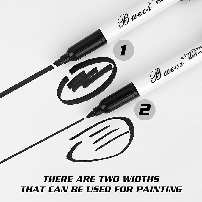 Black Dry Erase Markers, Low-Odor, 150 Count, Chisel tip, Perfect for Writing on Whiteboards, Dry-Erase Boards, Glass, School Office Supplies