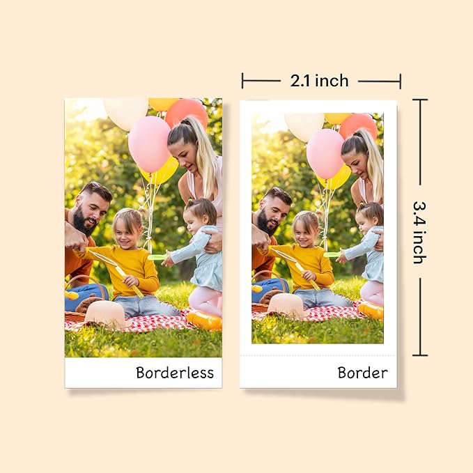 KODAK Mini 2 Retro 4PASS Portable Photo Printer (2.1x3.4 inches) Initial 8 Sheets + 30 Sheets + Gift Bundle, White