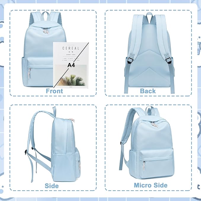 Bluboon Backpack for School Kids Backpack Teen Girls Bookbag Laptop Backpack Gifts for Women