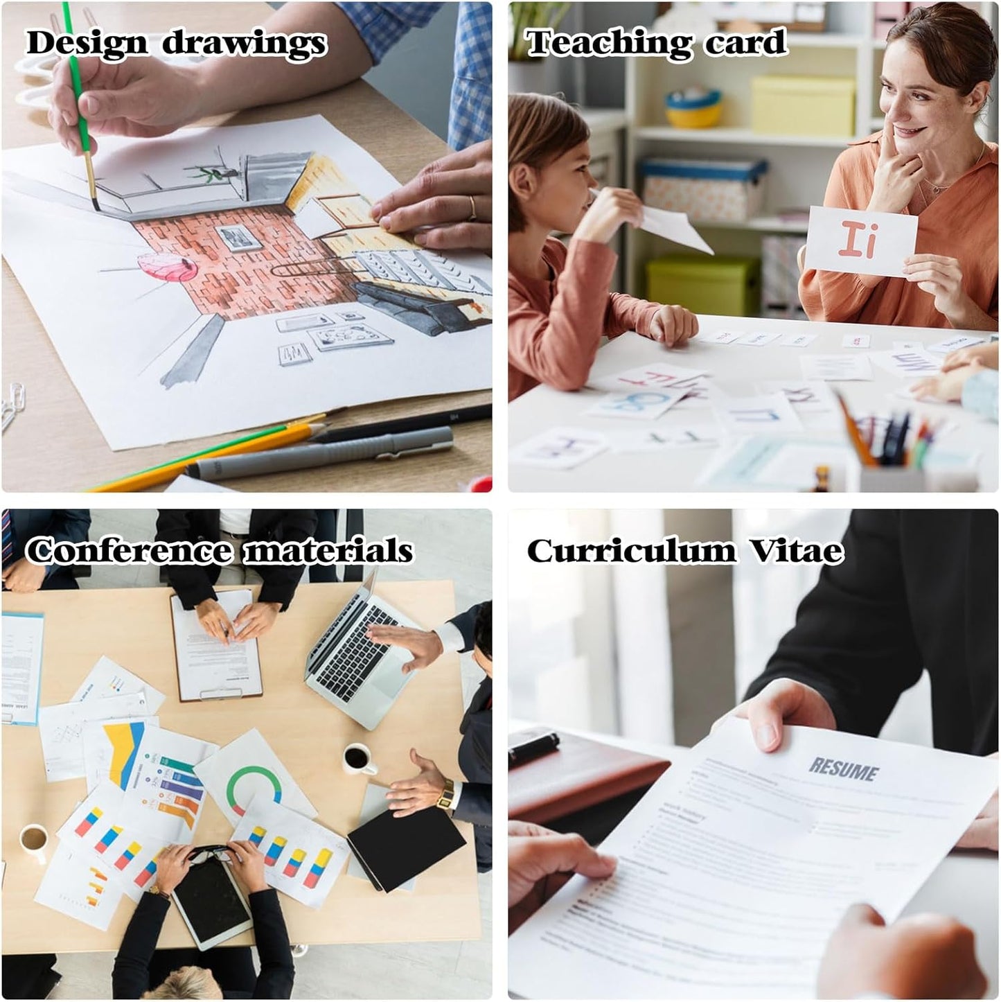 8.5" x 11" Hard Plastic Sheet Protectors, Menu Rigid Print Protectors, Clear Certificate Waterproof Protectors, Paper Sleeves Photo Plastic Sleeves Document Holder, Birth Certificate Protector(20Pack)