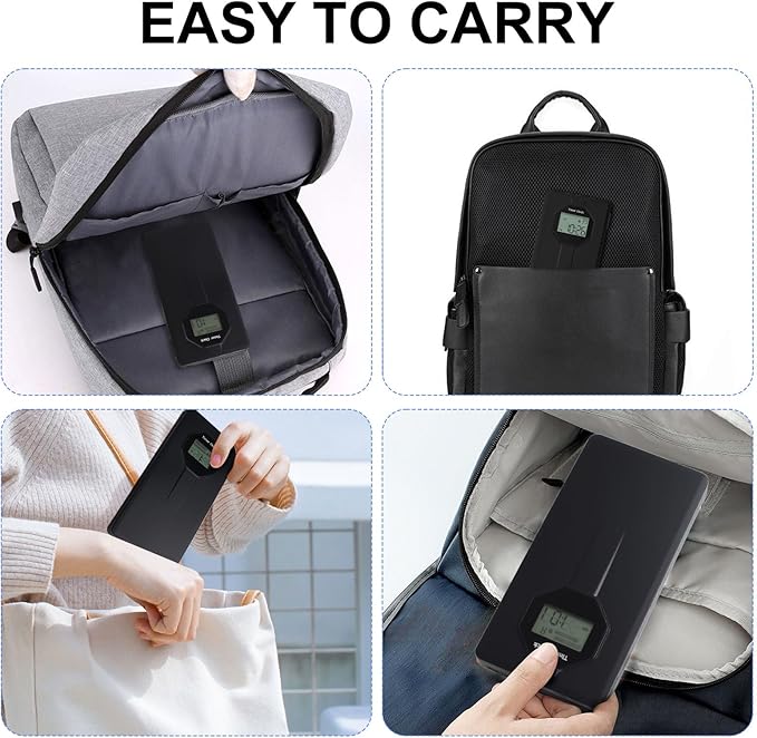 Scientific Calculators, Rudnia Solar Calculator with Alarm Clock, 417 Functions and Type-C Rechargeable, Ideal for Middle High School Students and Teachers (Black)