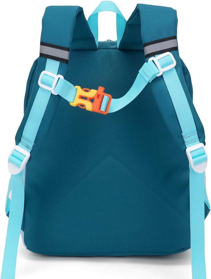 HawLander Little Kids Backpack for Boys Toddler School Bag Fits 3 to 6 years old, 15 inch, Blue