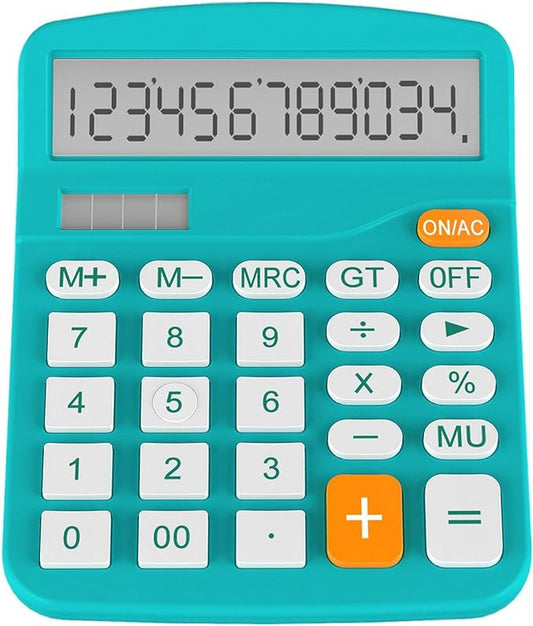 Helect Calculator, Standard Function Calculator (Blue)