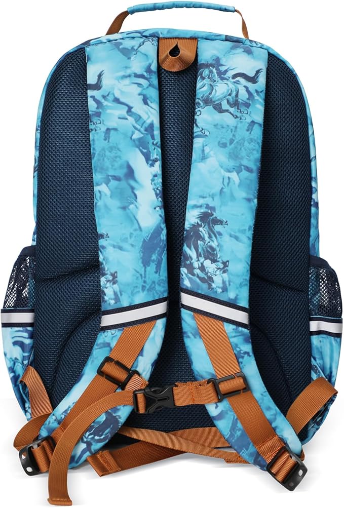 Kids Backpack - Lightweight 15” Backpack in Fun Prints for School, Travel, & Daycare, Ideal for Ages 4+, Roomy Interior, Durable & Water-Resistant Fabric, Back to School Book Bags