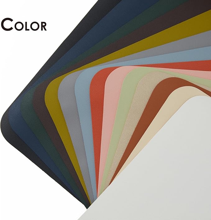 HOMIEAZICOZI Leather Desk Mat - Non-Slip PU Pad for Office and Home Organization Accessories Ideal Large Mouse Mats on Top of Desks (Champagne Gold,31.5''x 15.7'') (DPD-CG-M)