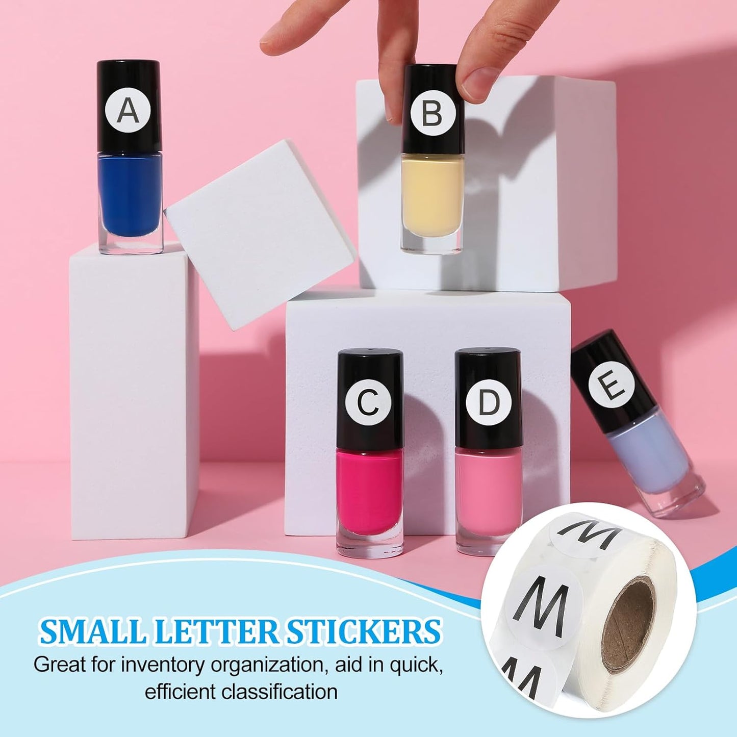 PATIKIL 1" Letter W Stickers, 4 Rolls Self-Adhesive Alphabet Round Circle Dots Labels for Organization Storage Inventory Boxes Scrapbook Craft 2000 Pcs Total