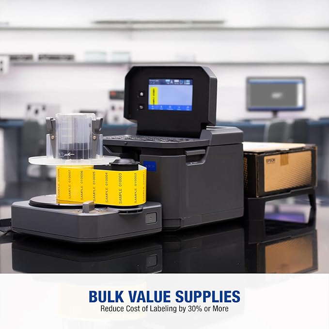 LABELWORKS Epson LW-Z5010PX Industrial Label Maker - Complete Printer Kit with Accessories, PX 147' Bulk Label Rolls, Desktop Printer