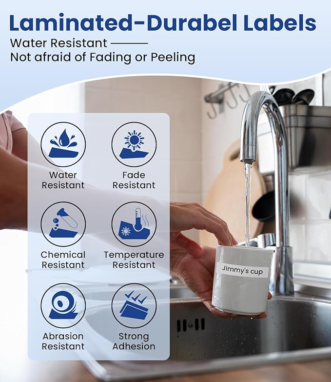 4-Pack Compatible for Brother Label Maker Tape TZe-231 TZ-231 for P Touch Label Tape 12mm 0.47 White TZ, Work for Ptouch PT-D210 PT-H110 PT-D600 PT-D220 PT-D410 1280 1290,Black on White Tape 8m 26.2ft