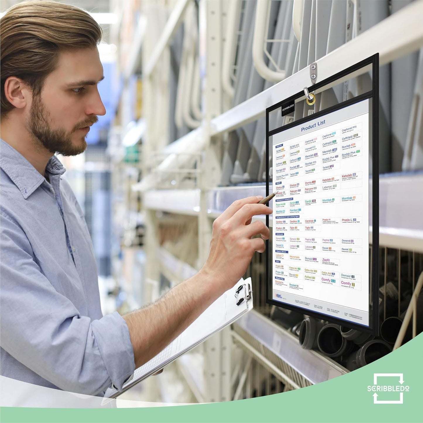 SCRIBBLEDO Job Ticket Holders 9x12 50 Pack Black Dry Erase Plastic Sleeves Heavy Duty Clear Sheet Protectors Waterproof and Tear-Resistant Pockets Ideal for Shop Tickets Work Orders and Classroom Use