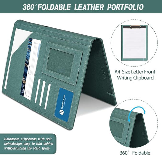 Portfolio for Men Business Portfolios Organizer Clipboards with Storage Exquisite Resume Portfolio Folder