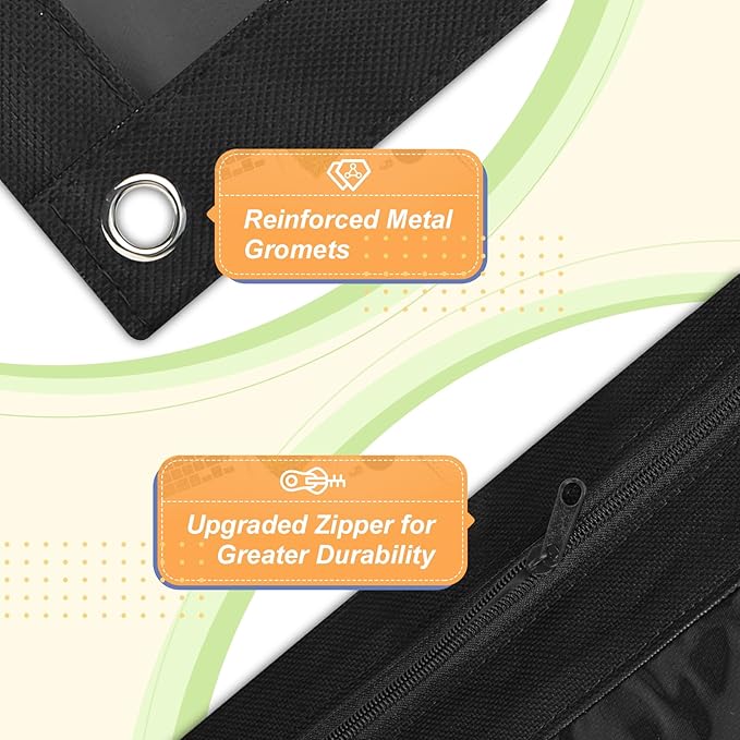 Shemira Pencil Pouch for 3 Ring Binder, 30 Pack Pencil Pouches Bulk, Binder Pencil Pouch with Smooth Zipper, Zipper Pencil Pouches, 3 Ring Binder Pencil Pouches, Clear Window Pencil Case,Black