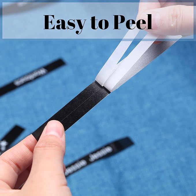 TZe-335 Label Tape Black Replacement for Brother P-Touch Tape White on Black 12mm 0.47 Laminated Compatible with Brother Ptouch D210 PTH110 PTD220 PT-1830 PT-1280 PT-1180 Label Maker, 4-Pack