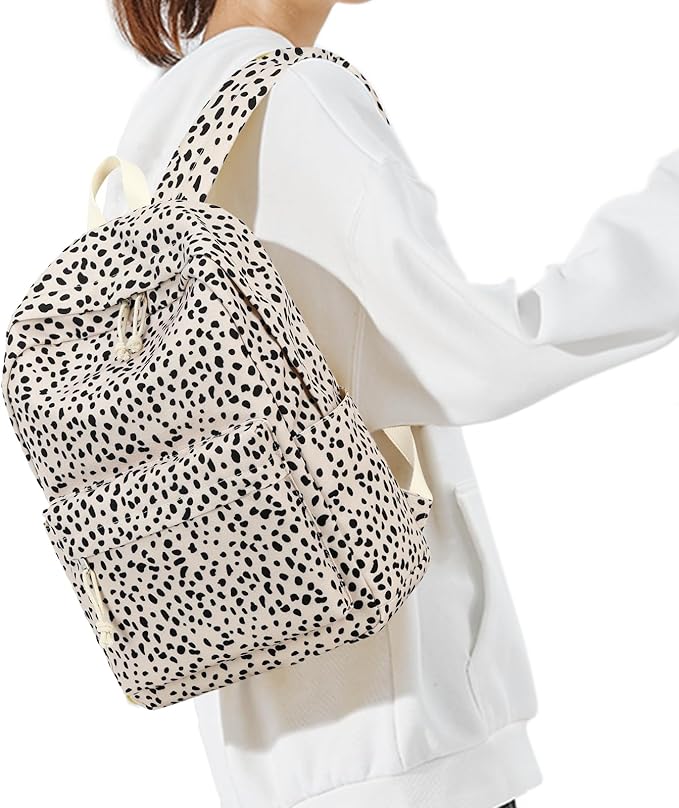 School Backpack for Teens Large Corduroy Bookbag Lightweight 15.6 inch Laptop Bag for Girls Women Casual High School College