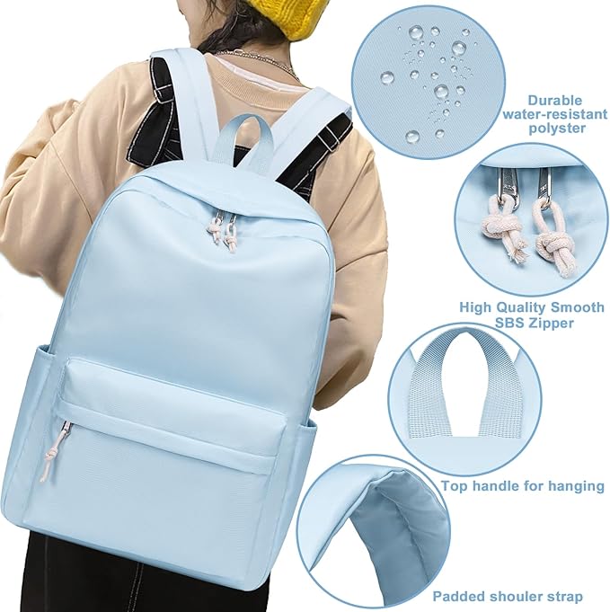 Bluboon Backpack for School Kids Backpack Teen Girls Bookbag Laptop Backpack Gifts for Women