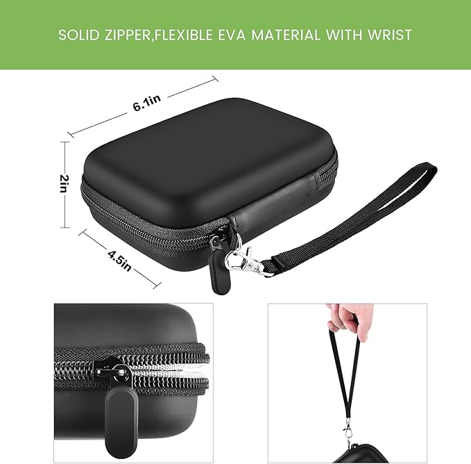 Case Compatible with NIIMBOT D11 Label Maker Printer, Storage Bag for Phomemo D30 for Canon for Ivy 1/2 for HP Sprocket Mini Photo Printer & Label Paper Accessories- Holder Box Only