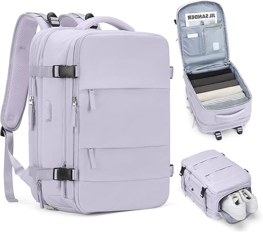 Extra Backpack For Traveling On Airplane Carry On Backpack For Women Men Airline Approved Personal Item Bag For Airlines Gym Bag For Women With Shoe Compartment Waterproof Hiking Backpack