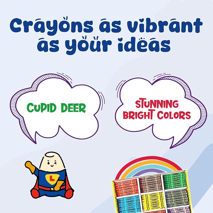 wrapped Bulk Crayons Classpack (450 Regular Size wrapped, 50 each of 9 colors), Bulk School Supplies for Teachers, Kids Crayons, Arts and crafts Classroom Supplies