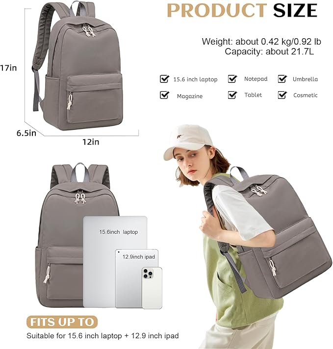 Bluboon Backpack for School Kids Backpack Teen Girls Bookbag Laptop Backpack Gifts for Women