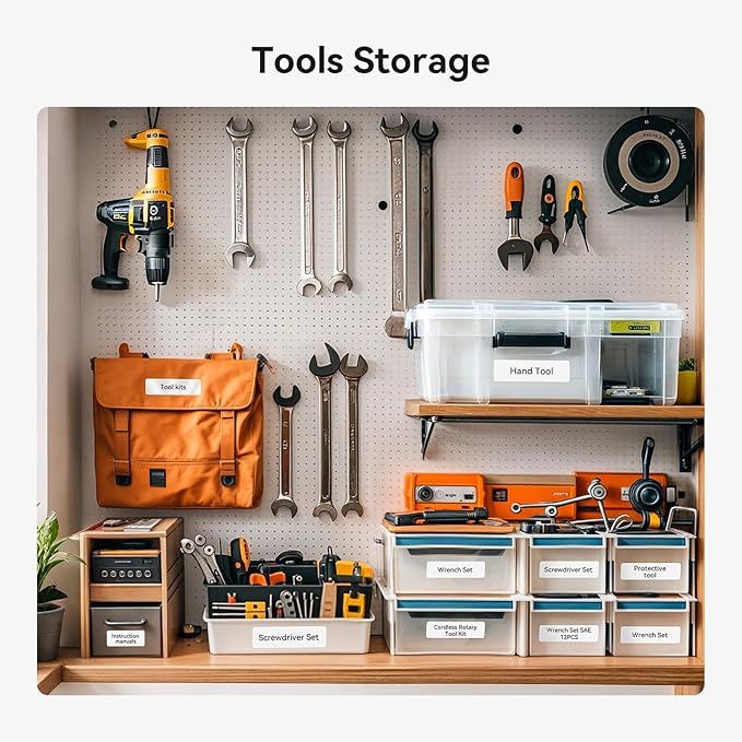 NIIMBOT B1 Label Maker Machine with Tape, 2 Inch Portable Sticker Printer for Home School & Small Business, Compatible with Phones & PC, Blue