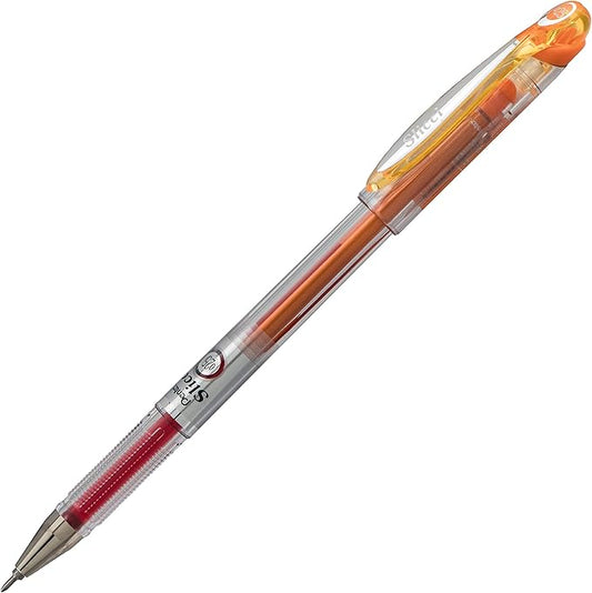 Pentel Arts Slicci 0.25 mm Extra Fine Gel Pen, Orange Ink, 1 Pack (BG202BPF1)