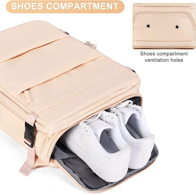 Large Carry On Backpack Flight Approved Personal Item Travel Backpack For Women Airline Approved Waterproof Sports Luggage Backpack Casual Daypack Small Hiking Backpack