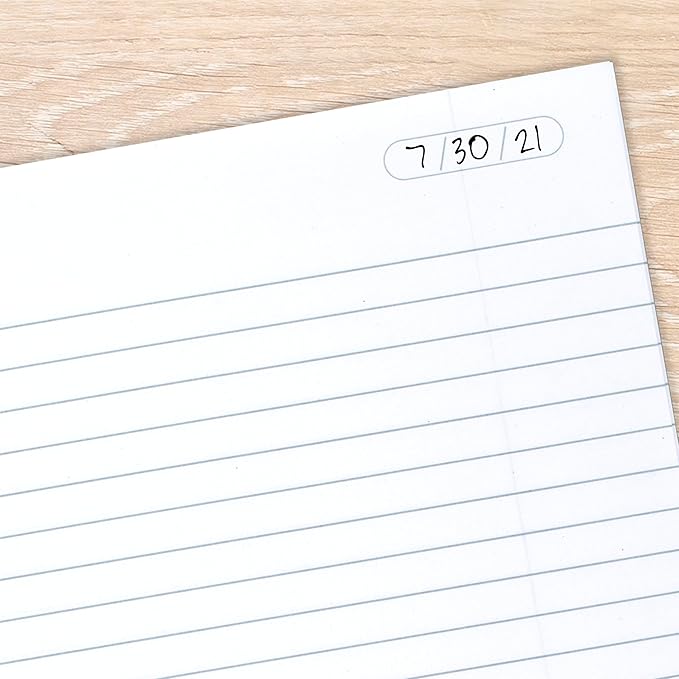 Cambridge Limited Business Notebook, Legal Ruled, 8-1/4" x 11", 80 Sheets, Soft Touch Flexible Cover, Wirebound, Blue (UN06062-20)