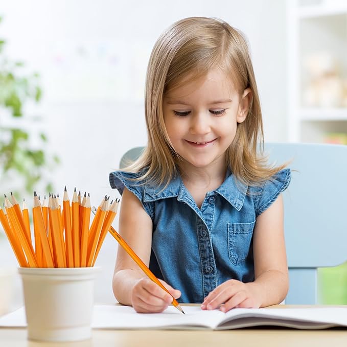 320 Pcs Wood-Cased #2 HB Pencils, Yellow, Pre-sharpened, Bulk Pack