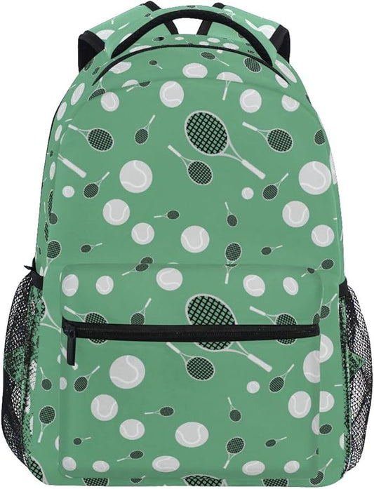 Tennis Backpack for School Student Laptop Travel School Bag for Boys Girls Daypack