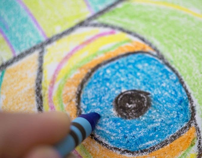 Color Swell 24-Pack Crayons – Non-Toxic, Ideal for Kids, Students, Adults, and Classroom Activities