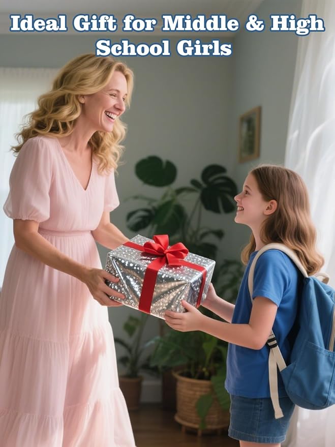 Large Capacity Pencil Case for Teens Girls - Cute Checkerboard Pencil Pouch with Zipper, Stationery Bag Box for Student Back to School Gifts, Blue