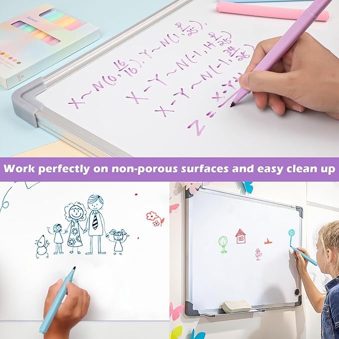 Ddaowanx Dry Erase Markers,Aesthetic Erasable Whiteboard Marker,Assorted Colors,Gifts for Teen Girls School Supplies(8)