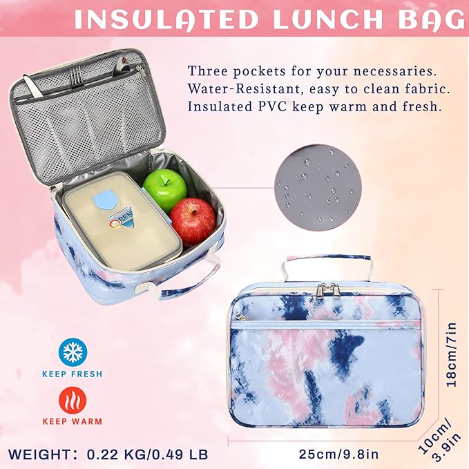 Lohol Galaxy Backpack for School Travel, Lightweight BookBag for Girls Kids