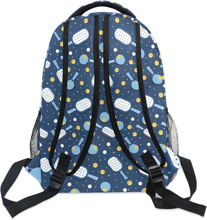 Pickleball Backpack for School Student Laptop Travel School Bag for Boys Girls Daypack