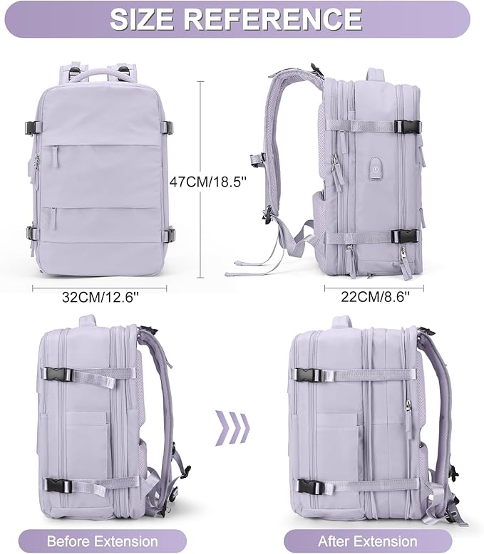 Extra Backpack For Traveling On Airplane Carry On Backpack For Women Men Airline Approved Personal Item Bag For Airlines Gym Bag For Women With Shoe Compartment Waterproof Hiking Backpack