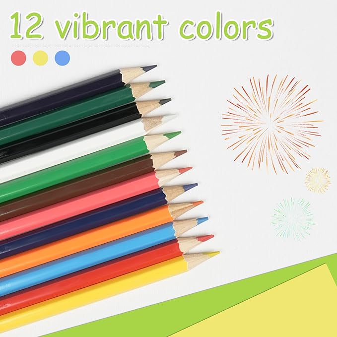 S & E TEACHER'S EDITION Colored Pencils 360Pcs,Coloring Pencils Set for Adults Kids Drawing Pencils for Sketch, Woodcase Lead,Wooden Colored, Back to school Christmas Gifts