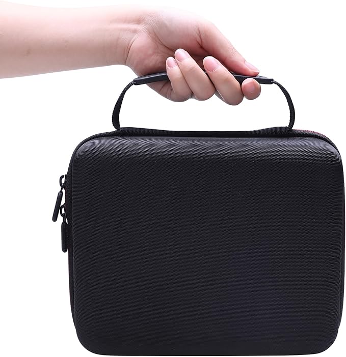 LTGEM Case Compatible with Liene M100 4x6 Photo Printer/HPRT CP4100 4x6 Photo Printer and Photo Paper, Black(Case Only)