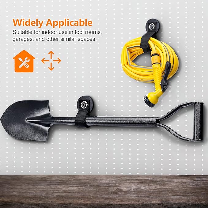 Homde 4pcs Strong Magnetic Hook, Heavy Duty Magnet Tool Holder 2.6 inch for Hanging, Utility Garage Hanger for Hose, Cable, for Garage, Workshop, RV(4 Black)