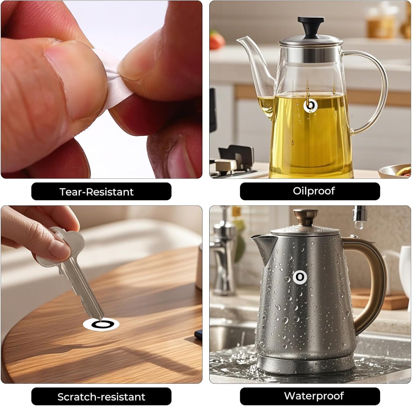 Letter O Round Stickers 0.5 Inch Vinyl Circle Capital Alphabet Labels Self-Adhesive Removable Waterproof Dots Tags for Home Office Inventory 1000 PCS