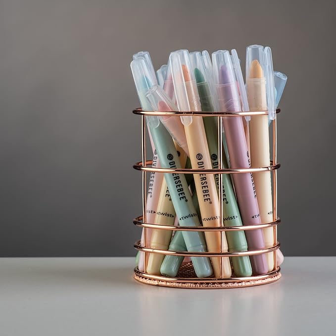 DIVERSEBEE Bible Highlighters and Pens No Bleed, 8 Pack Assorted Colors Gel Highlighters Set, Cute Bible Markers Study Journaling School Supplies and Accessories (Pastel)