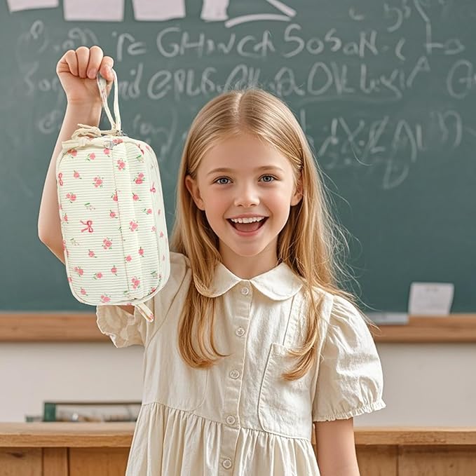 Bluboon Big Capacity Pencil Case Pencil Pouch Pen Case School Supplies Cute Pencil Box Pencil Bag for Teen Girls Boys Women Man