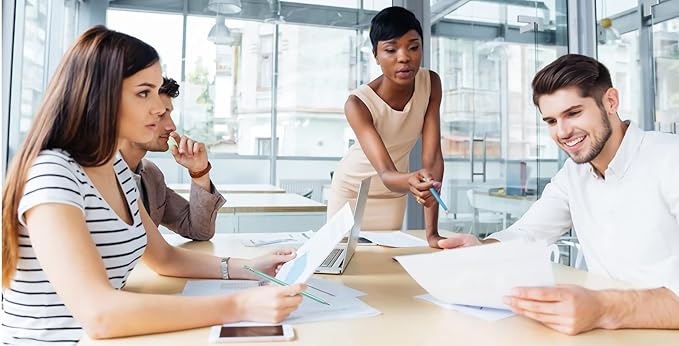 ECOTREE Pre-Sharpened Pencils #2 Cute Number 2 Pencil with Erasers for Kids Eco Rainbow Paper Pencil for School, Writing, 24 Count