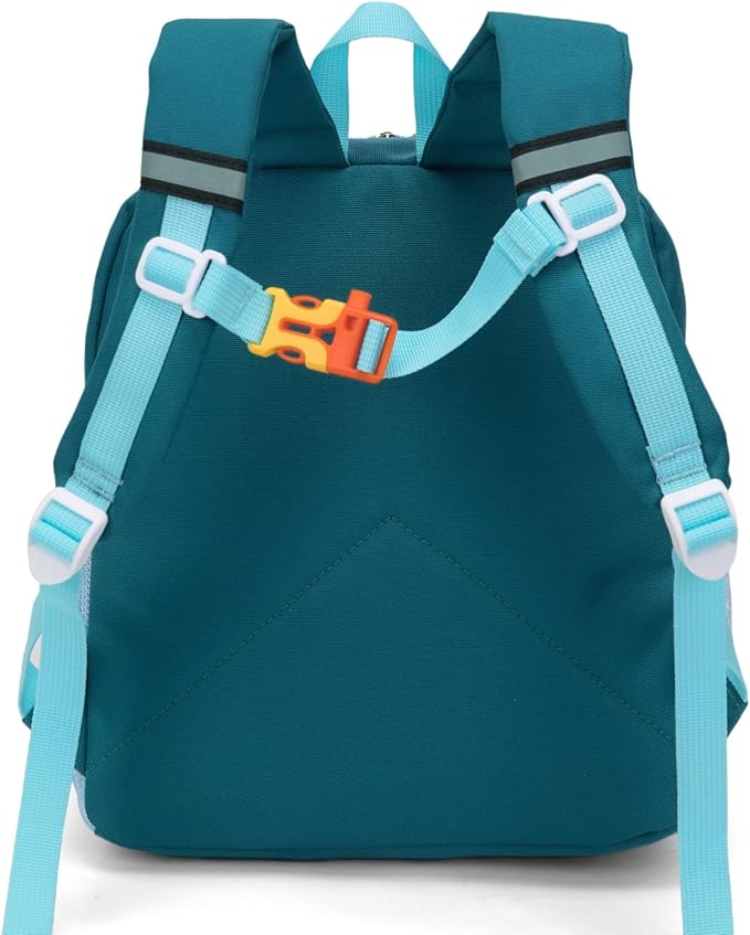 HawLander Little Kids Backpack for Boys Toddler School Bag Fits 3 to 6 years old, 12 inch, Blue